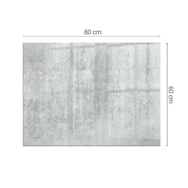 Rechthoekige vloerplaat voor kachel Ruwe betontextuur