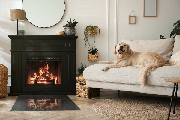 Rechthoekige kachel vloerplaat Steenoppervlaktetextuur