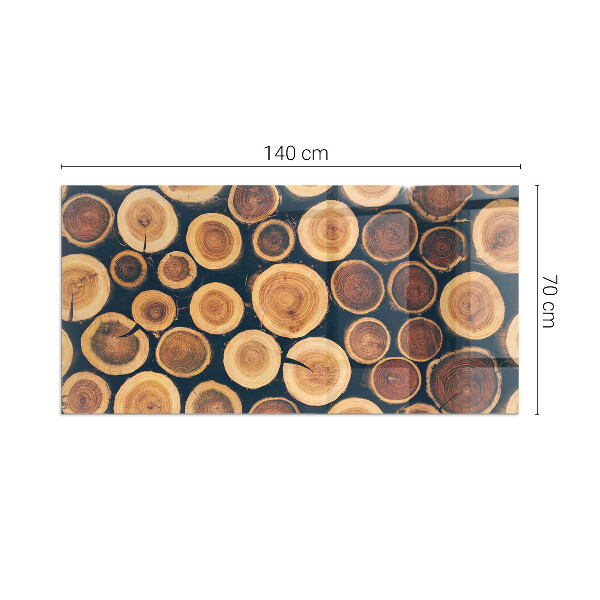 Rechthoekige kachel vloerplaat Doos met gesneden hout
