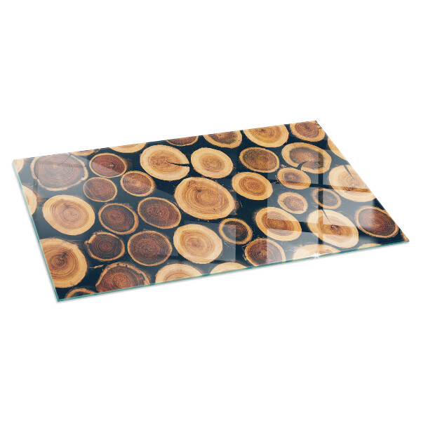 Rechthoekige kachel vloerplaat Doos met gesneden hout