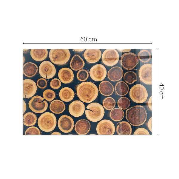 Rechthoekige kachel vloerplaat Doos met gesneden hout