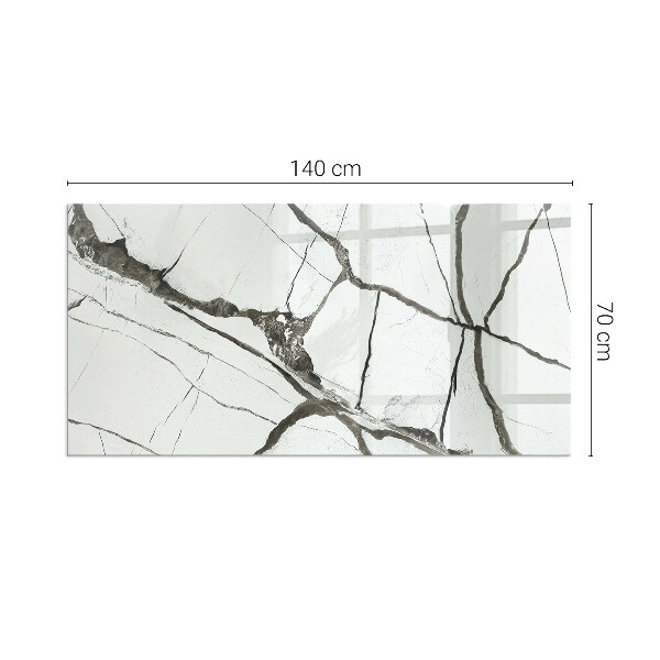 Rechthoekige kachel vloerplaat Marmeraderpatroon