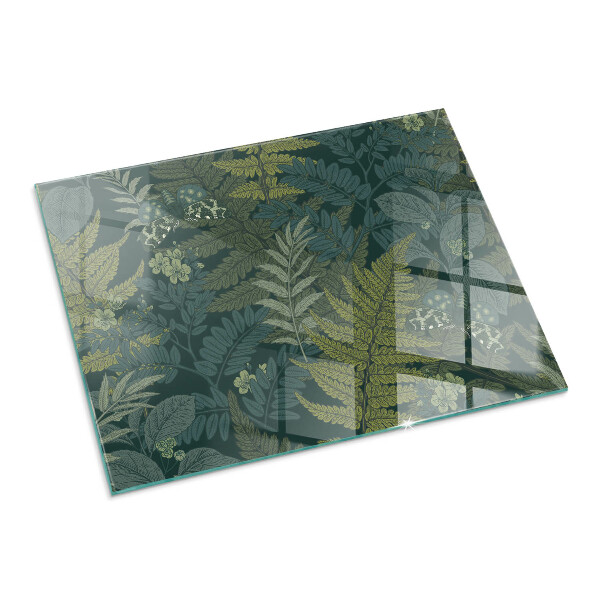 Rechthoekige kachel vloerplaat Plantenmotieven met vlinders