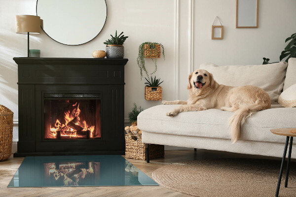 Rechthoekige kachel vloerplaat Zeekleur