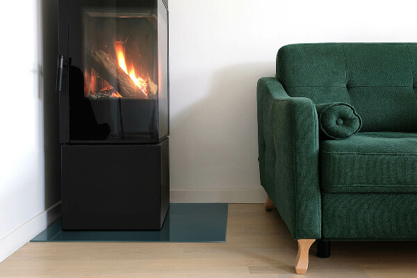 Rechthoekige kachel vloerplaat Zeekleur