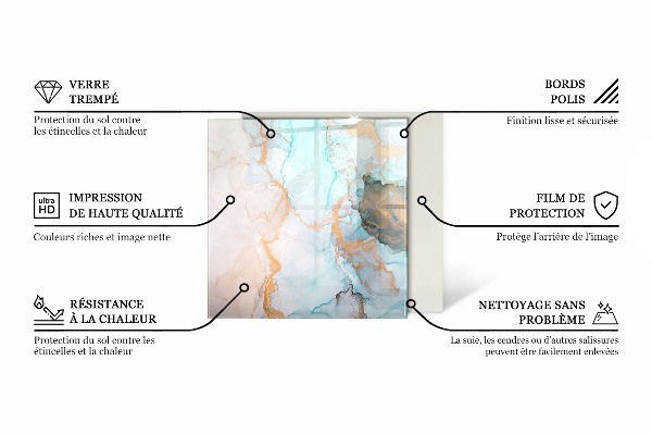 Zeshoekige plaat onder houtkachel Abstracte achtergrondtextuur
