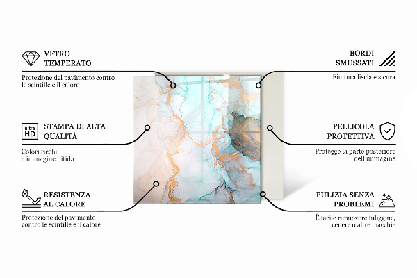 Zeshoekige onderplaat kachel Veelhoekige patronen in een raster