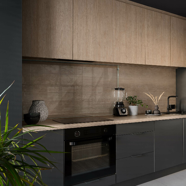 Glazen achterwand keuken transparant 140x70 cm