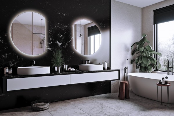 Hoe kies je de maat van een spiegel voor een wastafel in de badkamer?